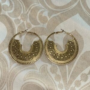 Hoop Earrings Gold Statement Pieces